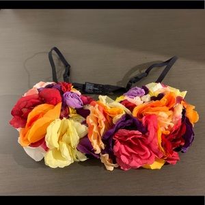 Flower rave/festival bra!